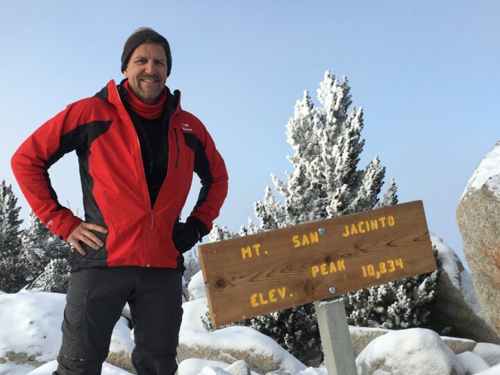 The author, Keith Robinson, on top of Mount San Jacinto