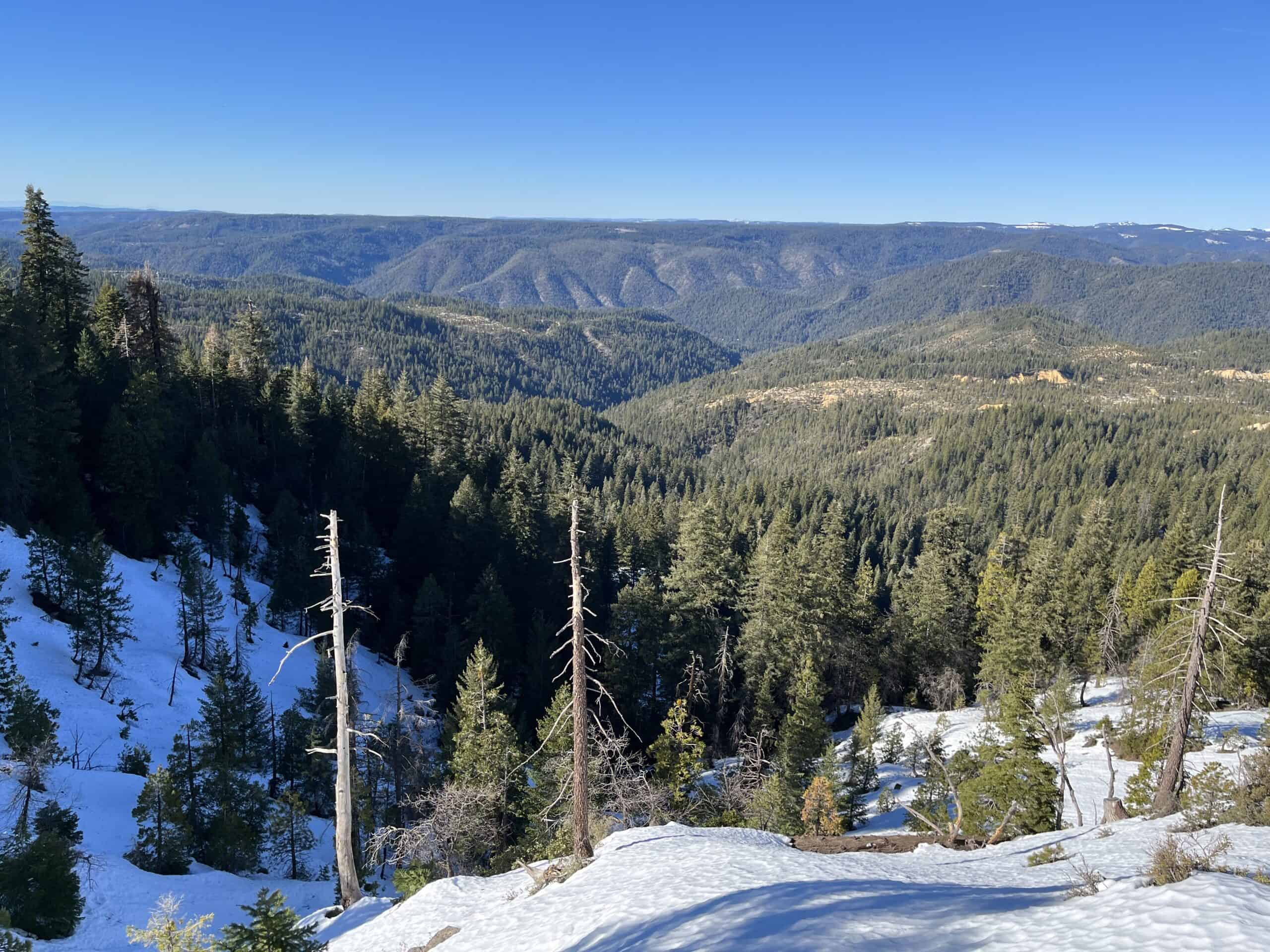 The Omega Diggings Overlook off Highway 20 is a worthwhile stop on a California road trip to the region