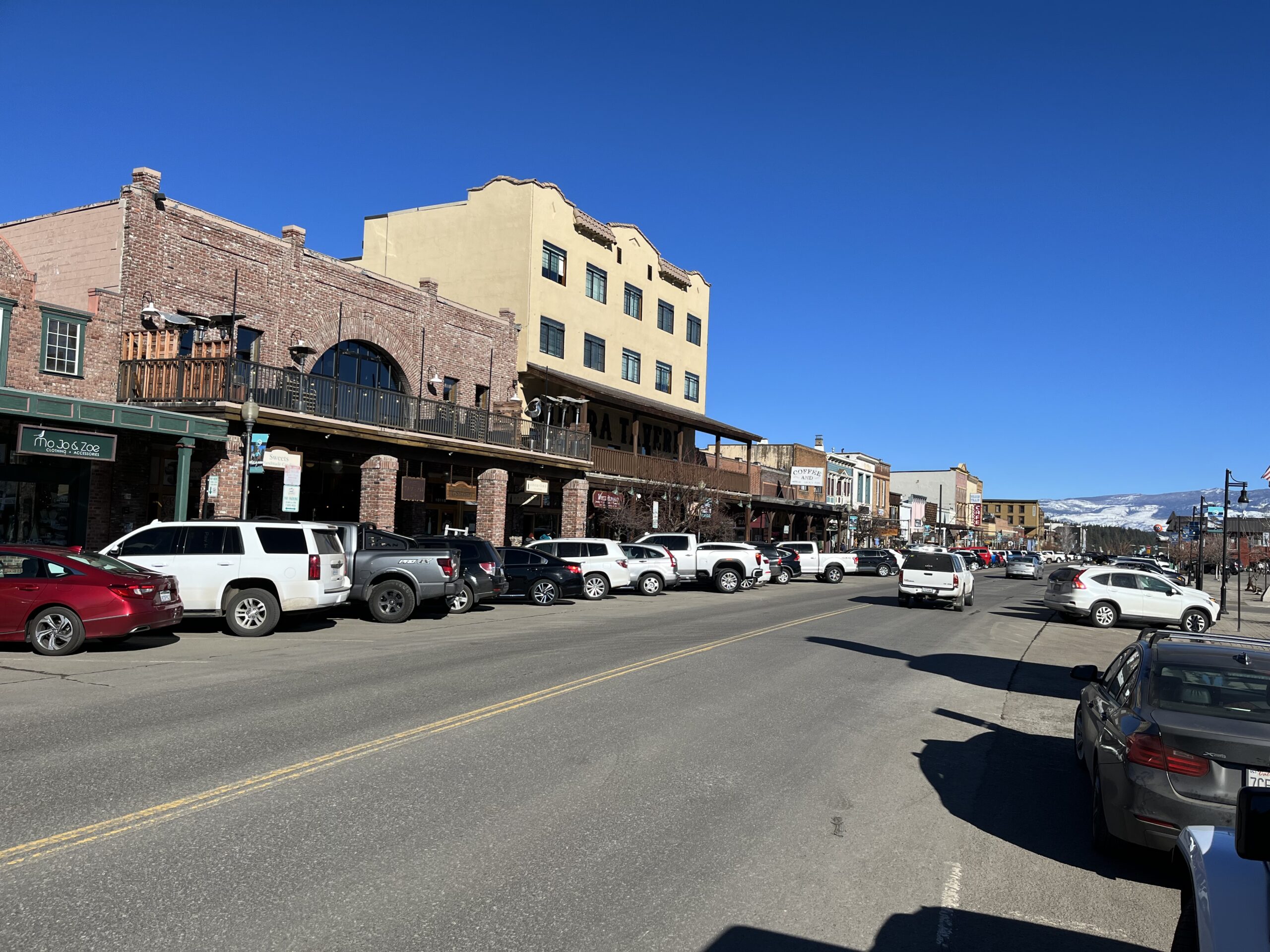 Downtown Truckee is made up of buildings from the 19th century. It's a worthwhile town to visit on an northern California road trip.