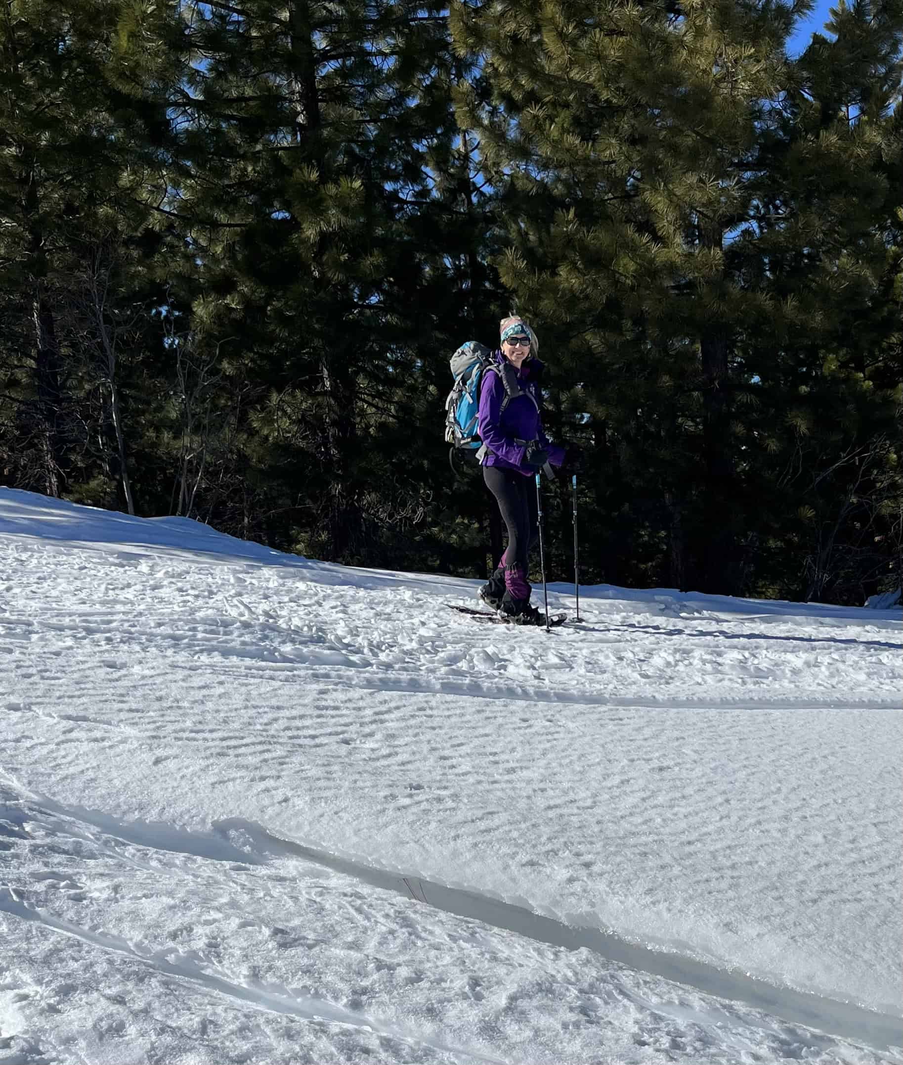 CT snowshoeing on Prosser Hill