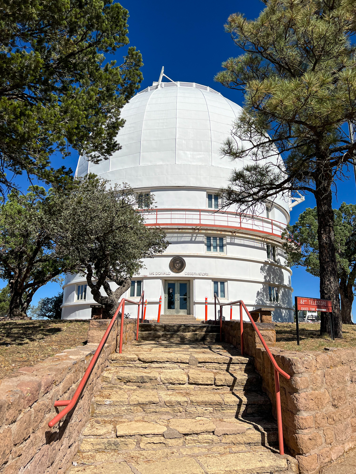 The 82-inch Otto Struve Telescope at McDonald Observatory in Texas