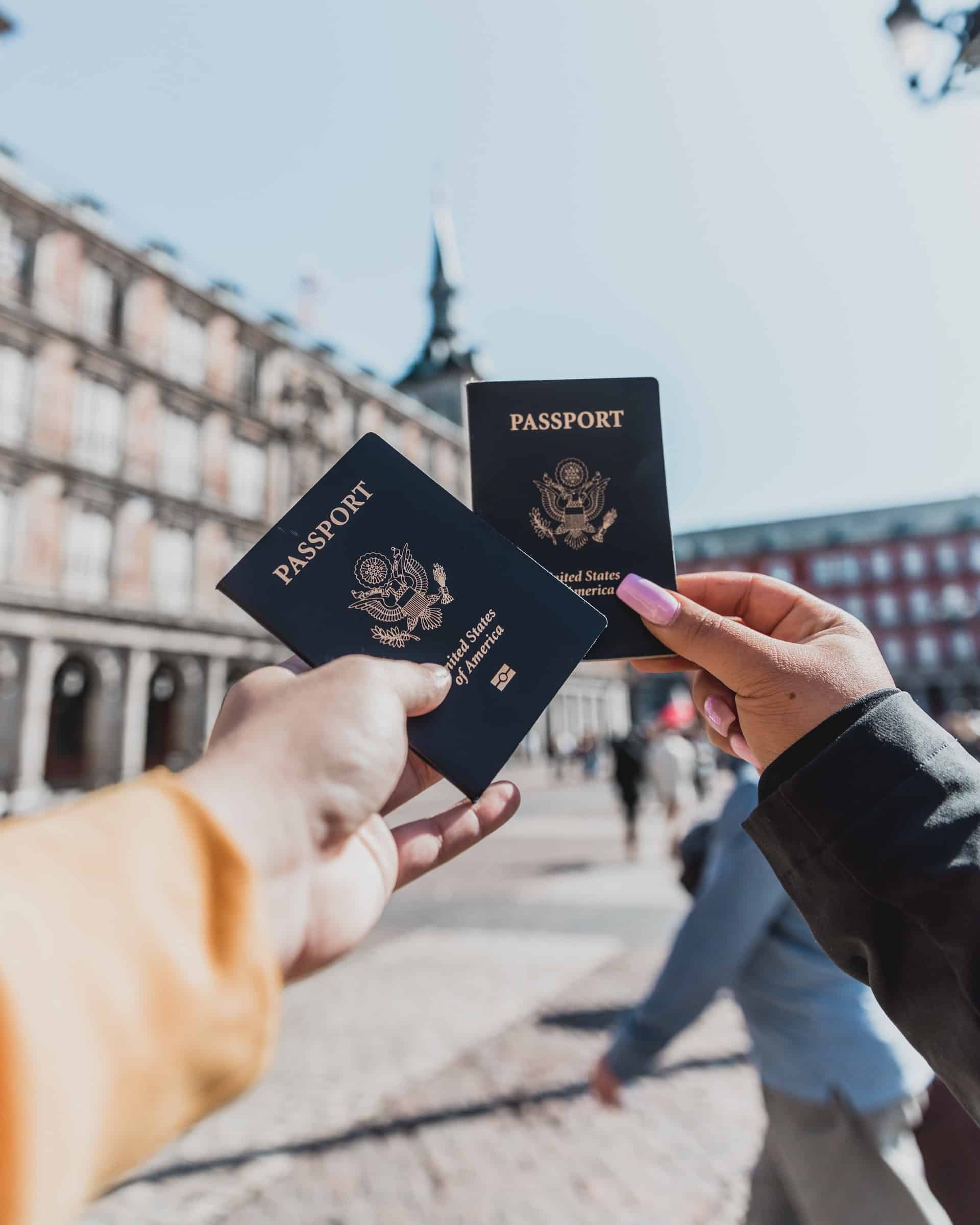 US passports in Madrid, Spain (photo: Spencer Davis)