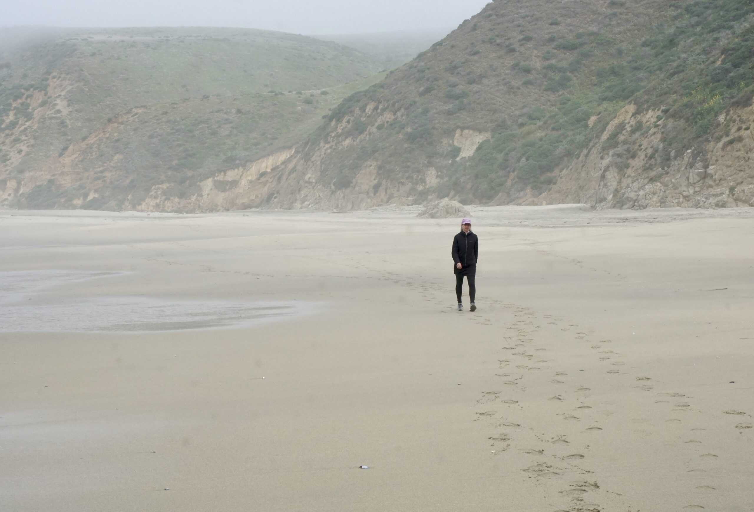 Miles of solo beach walks