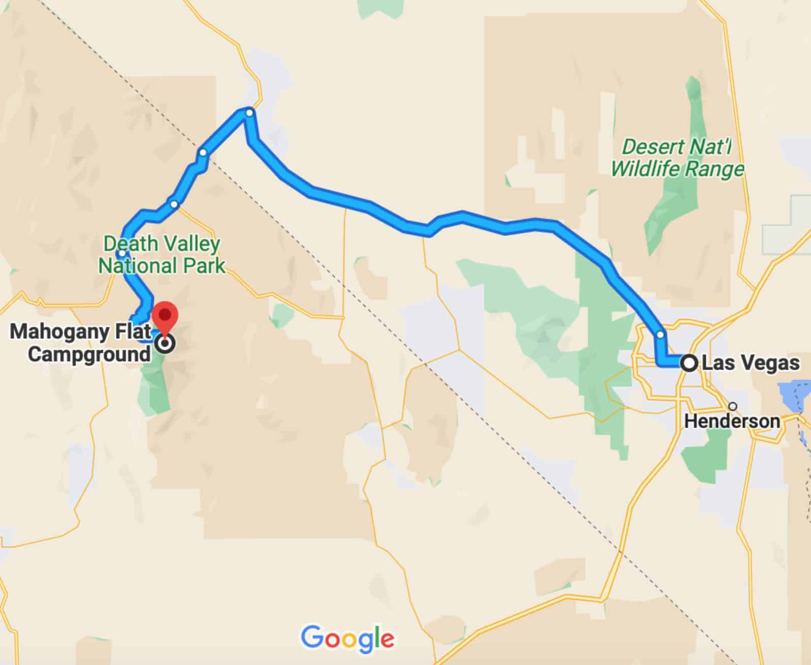 Mahogany Flat Campground is a three to four-hour drive from Las Vegas, Nevada