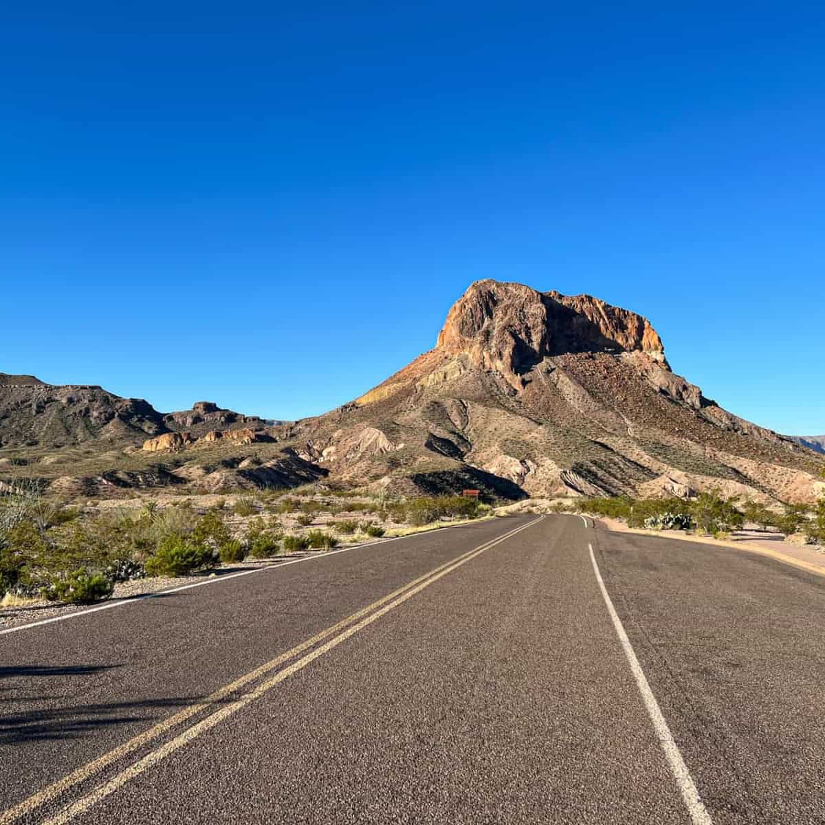 Ross Maxwell Scenic Drive in Big Bend National Park, Texas