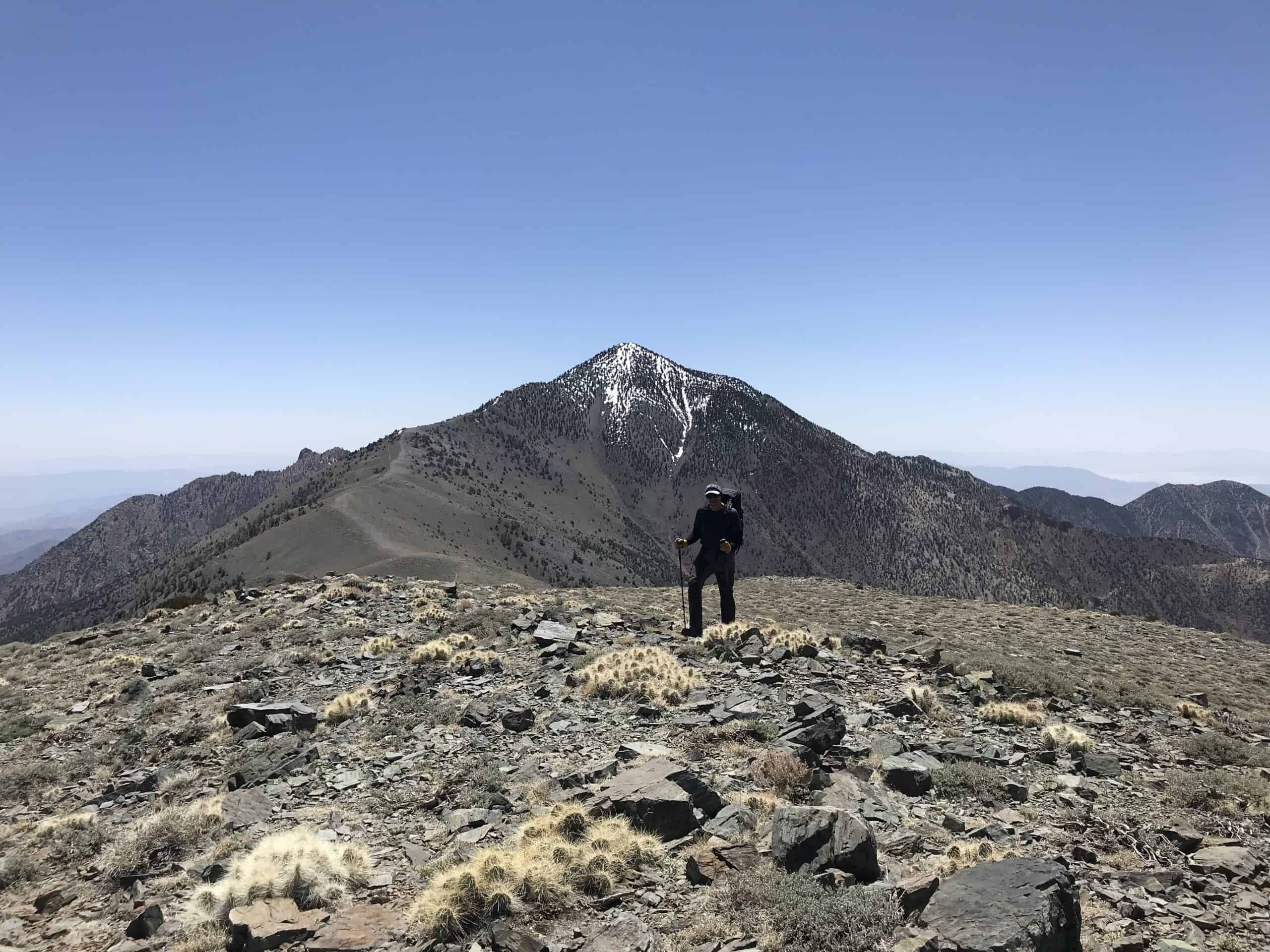 Bennett Peak with Telescope Peak in the background.