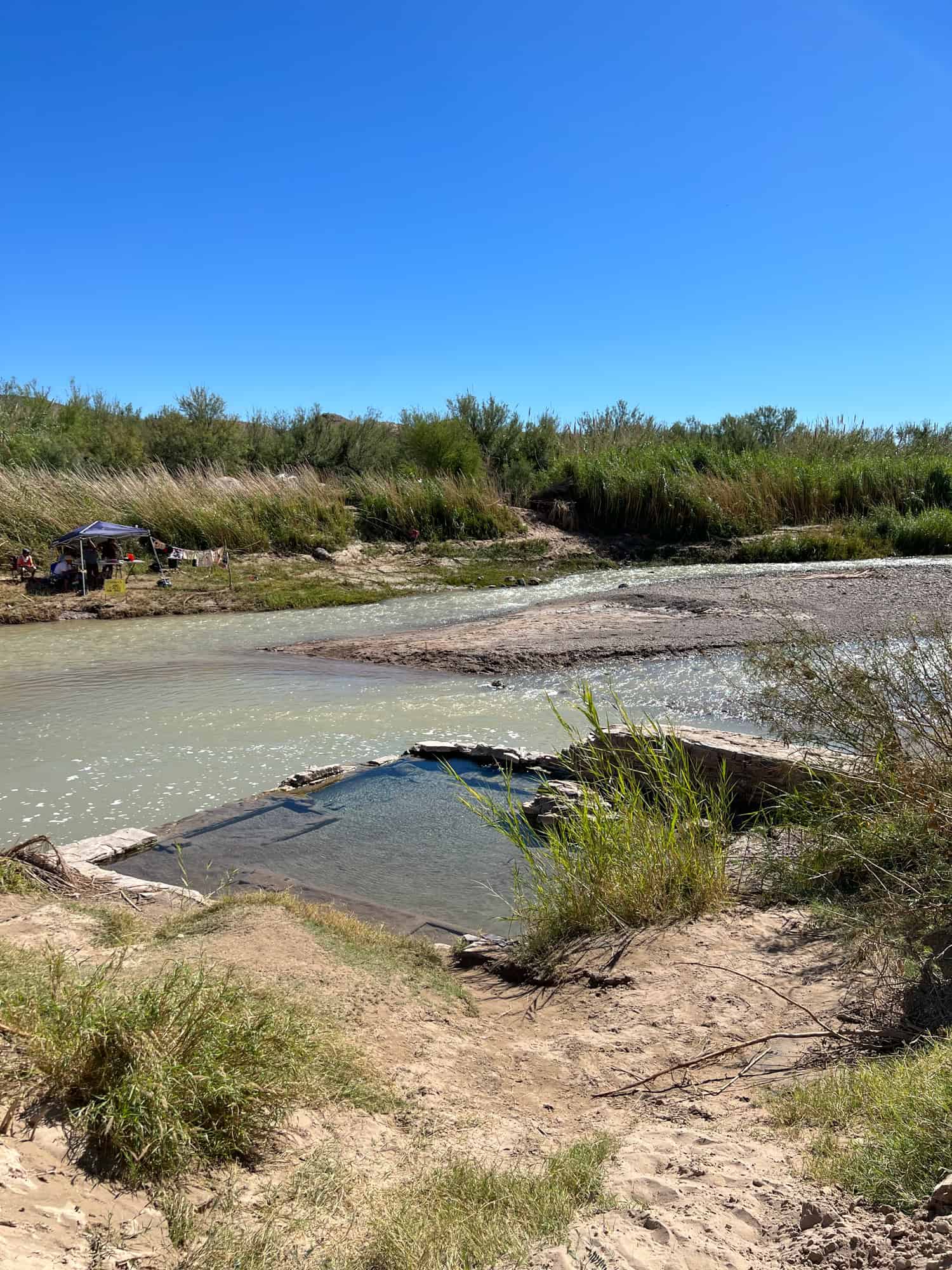 Visiting the hot springs on the U.S.—Mexico border is one of the most popular things to do in Big Bend National Park