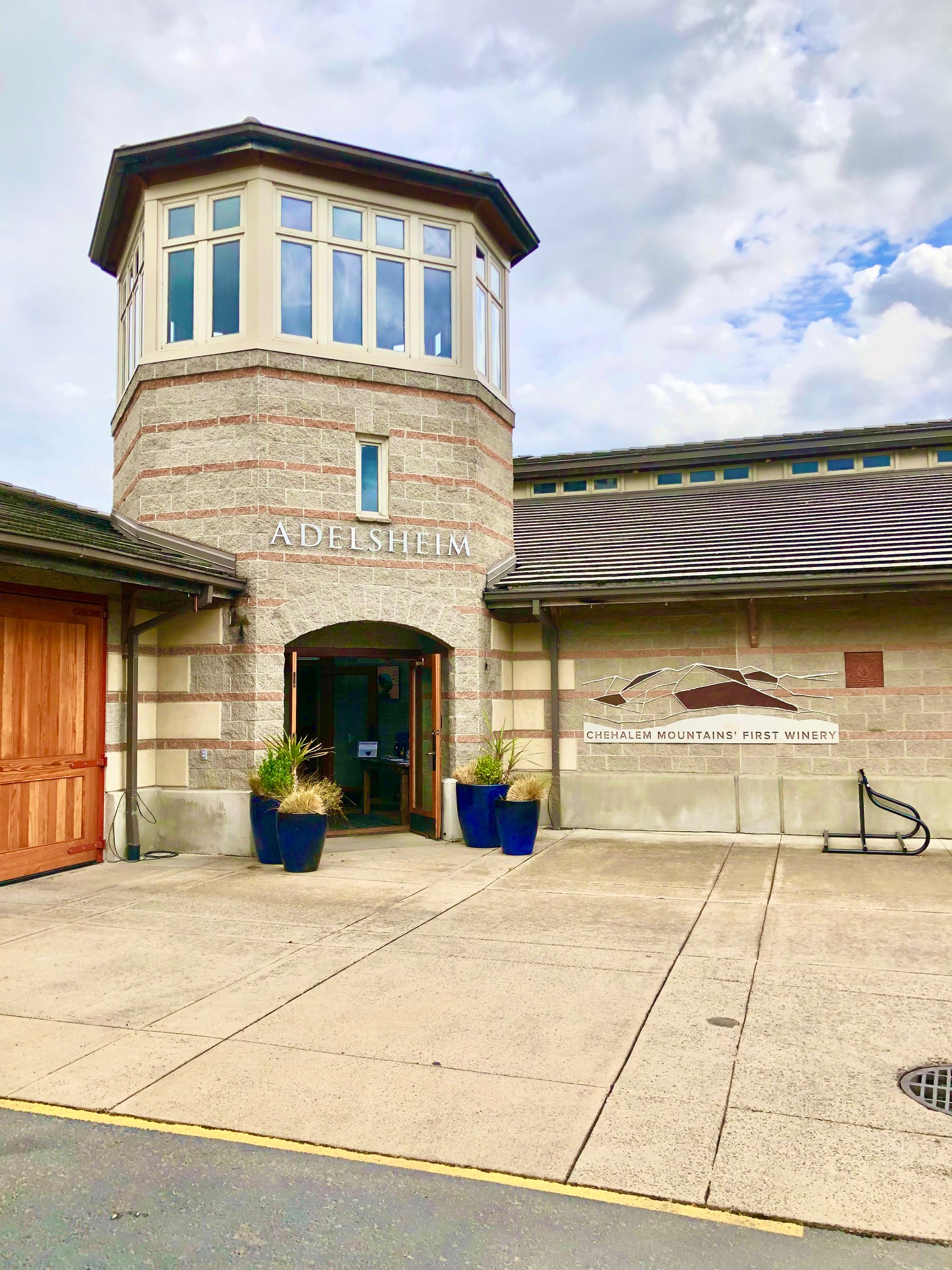 Entrance to Adelsheim Winery, one of the best wineries in Willamette Valley