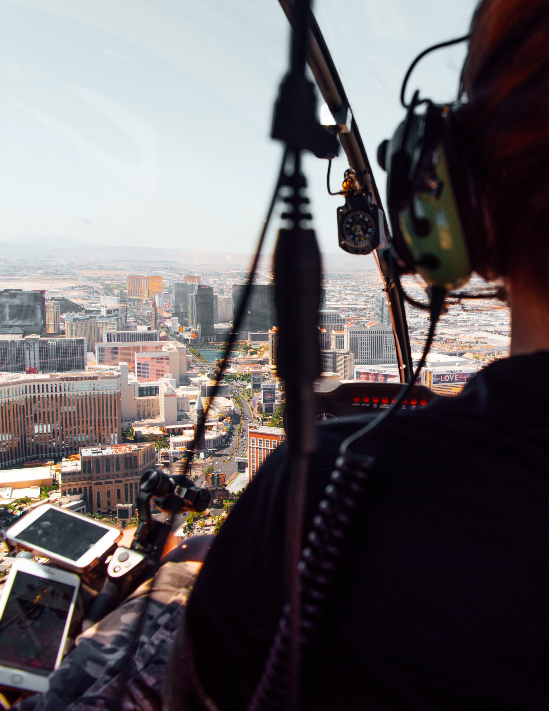 Helicopter over Vegas (photo: Matthew Brodeur)
