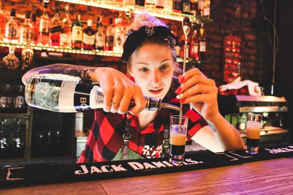 Bartending is a popular way to make extra money for travel (photo: Andrey Grodz)