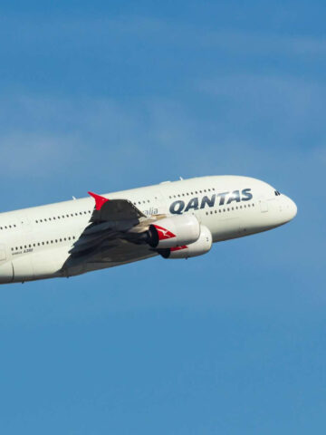 Qantas Airbus A380 (photo: Troy Mortier).
