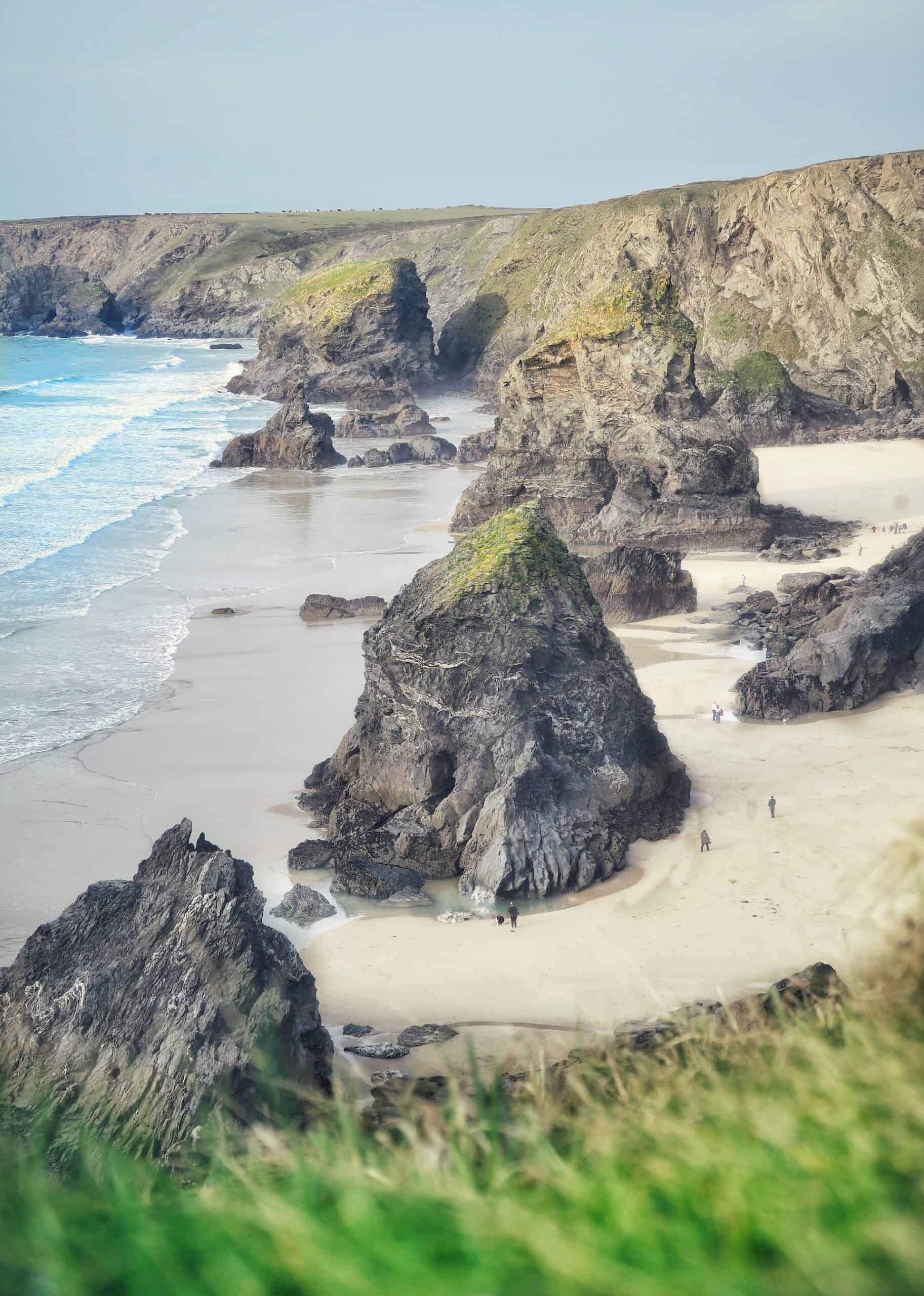 Bedruthan Steps in Cornwall, UK (photo: George Hiles)