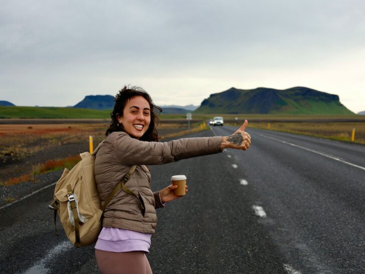 Hitchhiker in Iceland (photo: Erica Filippelli)