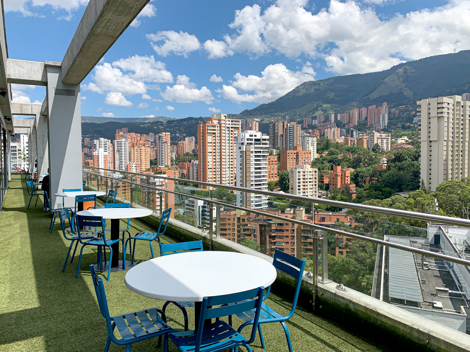 View from a coworking space in Medellín, one of the best cities for digital nomads (photo: Dave Lee)