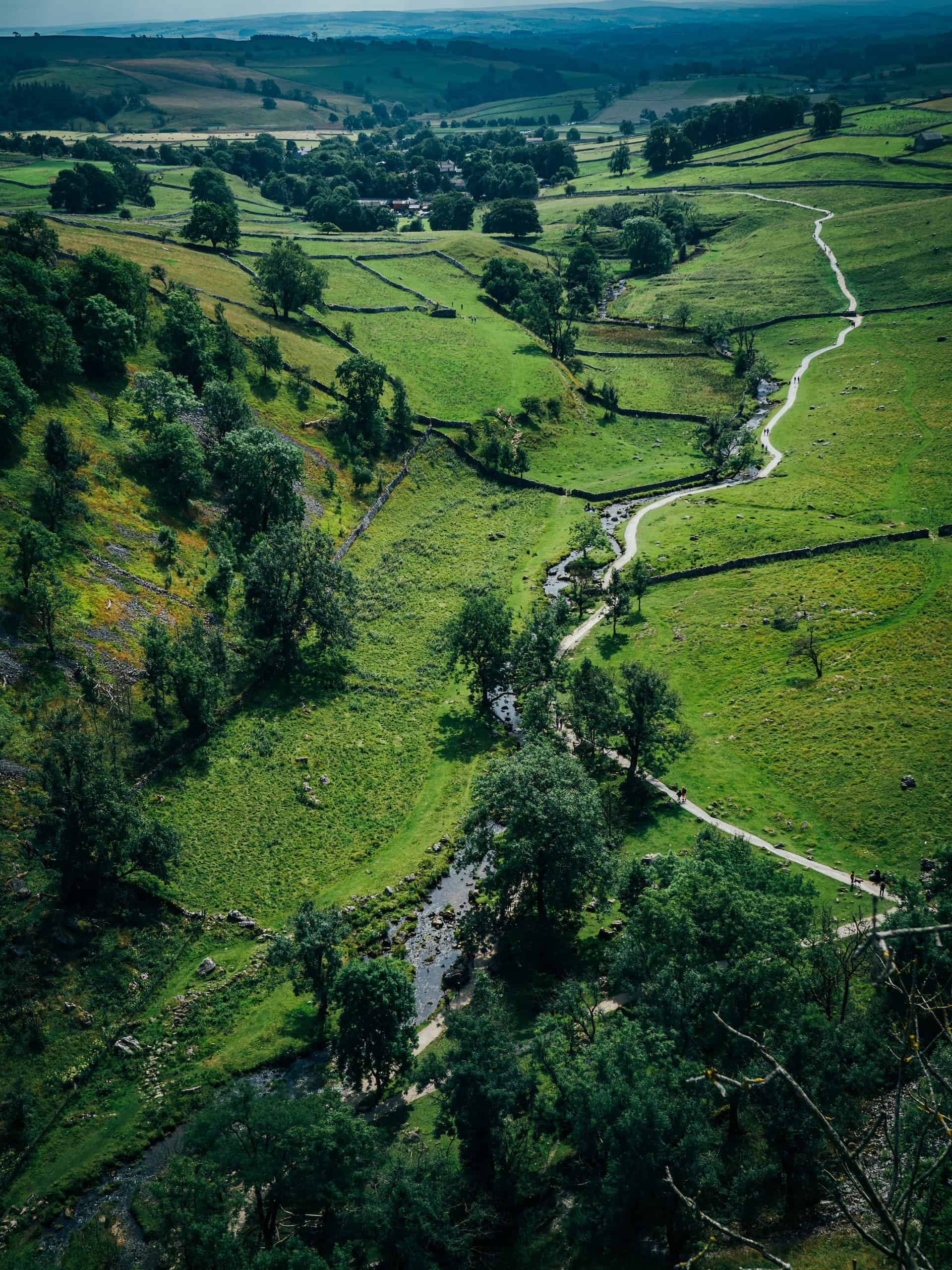 View from atop Malham Cove, a stunning UK landscape photography setting (photo: Greg Willson)