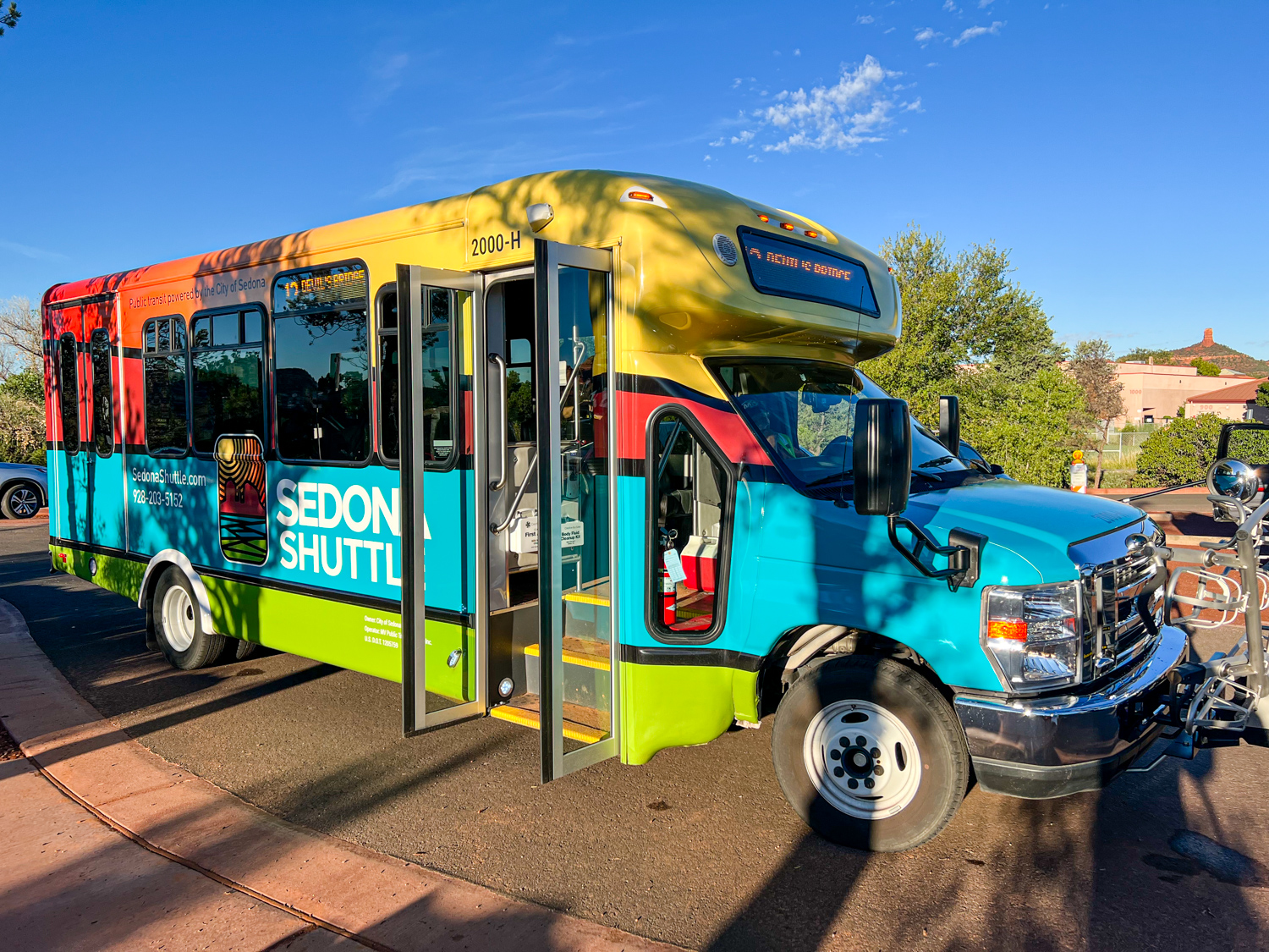 The free Sedona Shuttle can be used to help get you to Devil's Bridge 