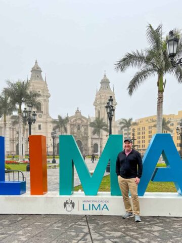 Dave in Lima, Peru (photo by Kelly Lemons).