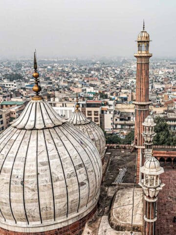 View of Delhi from Jama Masjid mosque (photo: confused_me).