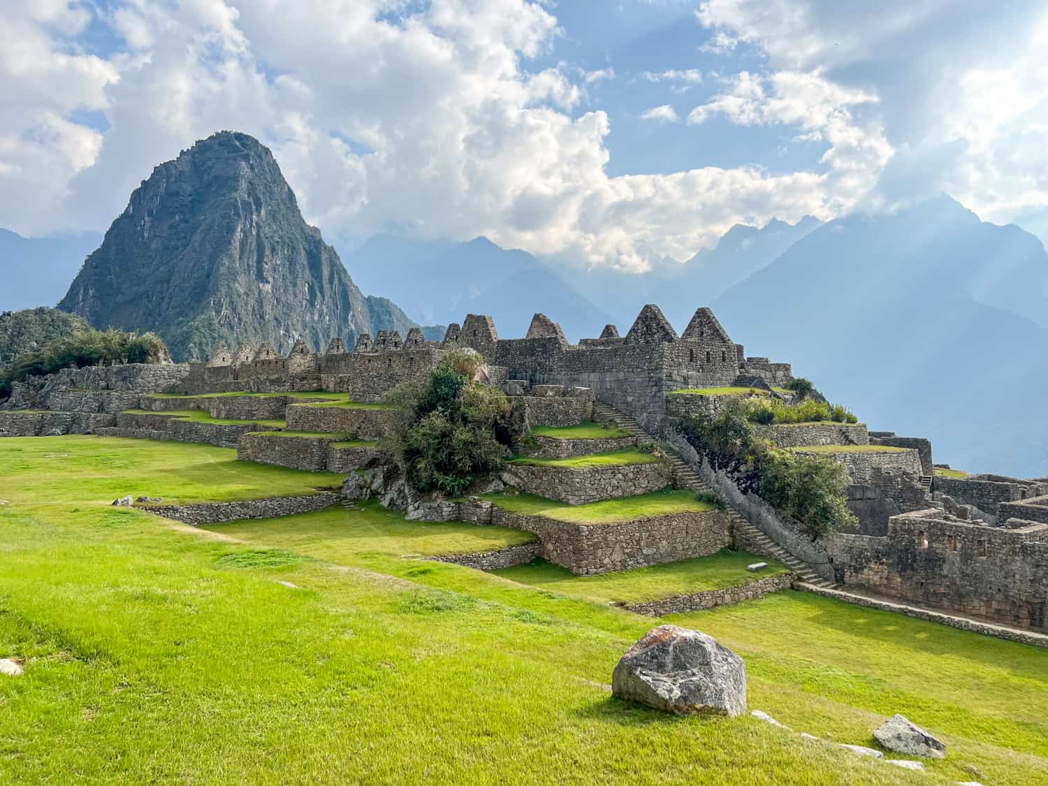 View of Huayna Picchu mountain (to the left) from Circuit 4