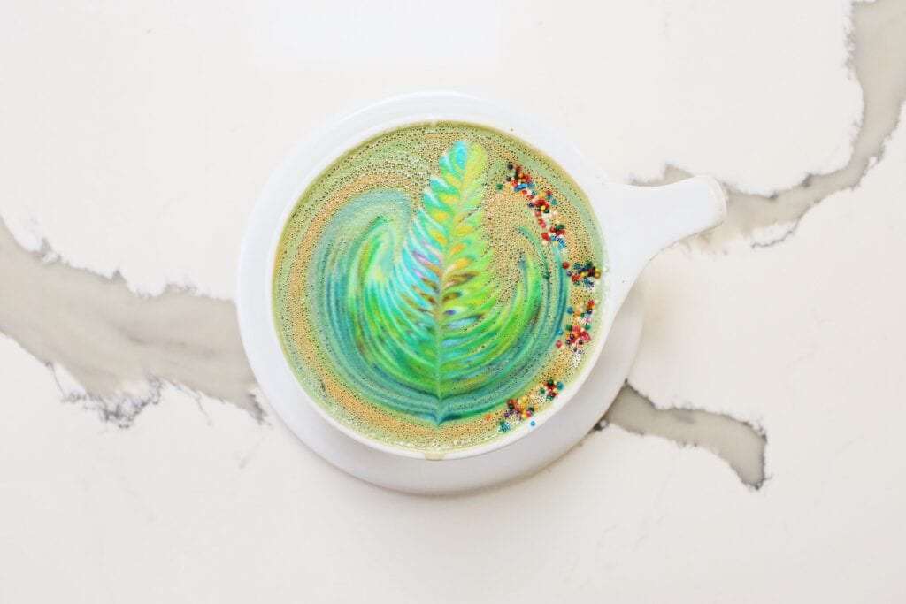 A colorful San Francisco coffee (photo: Fallon Michael)