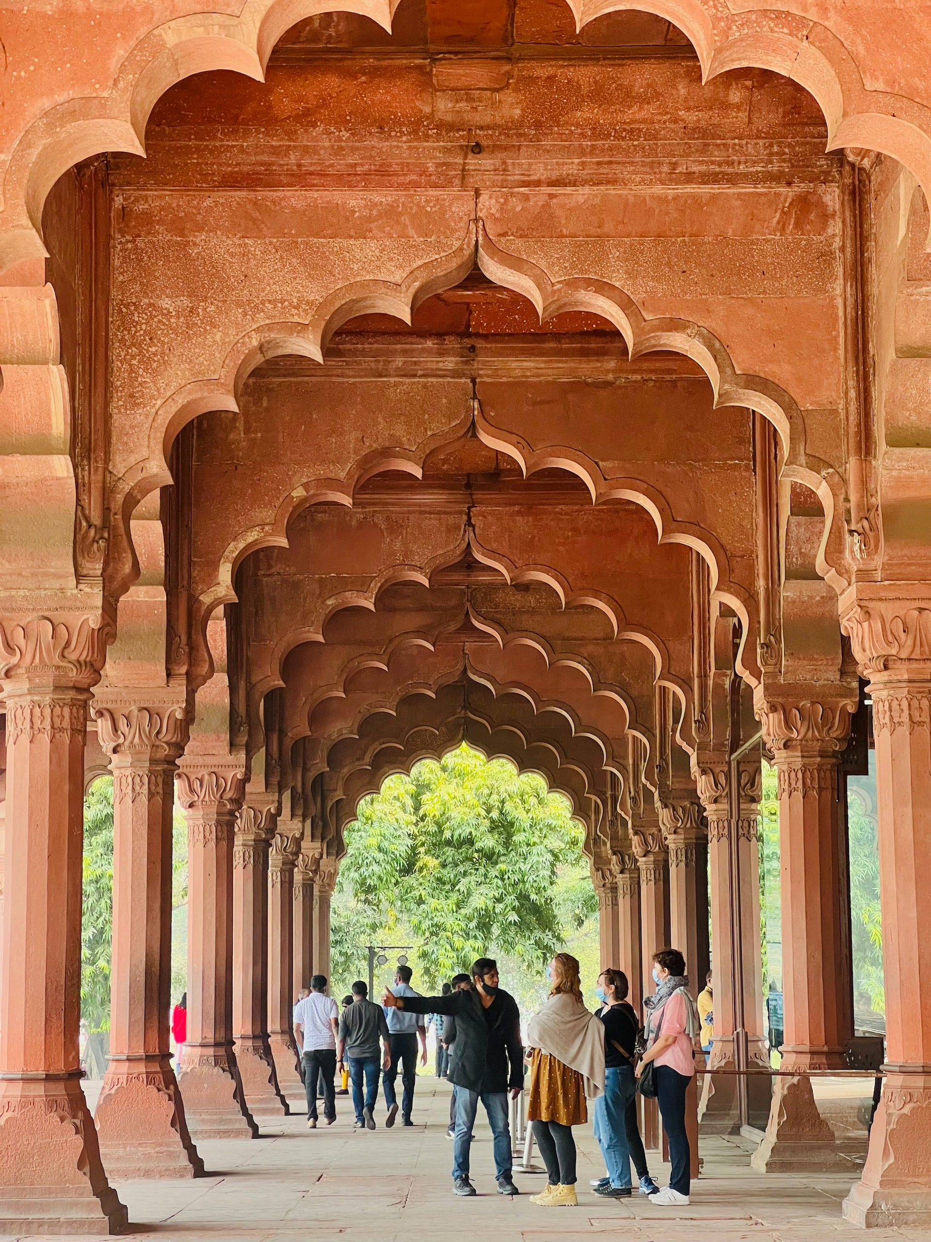 Inside the Red Fort, an important and historical place in Delhi (photo: Ayan Ahmad)
