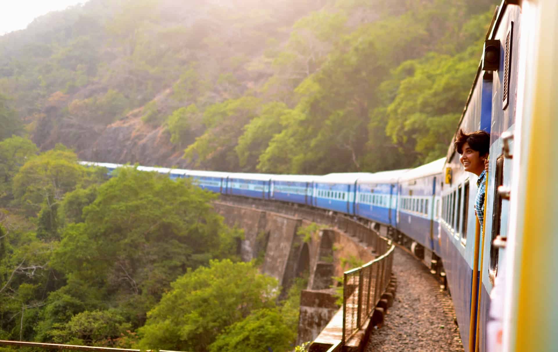 Train travel in Goa, India (photo: JK)