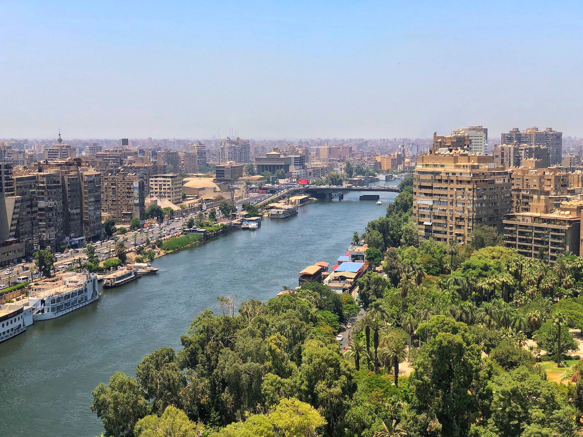 The Nile River flows through Cairo in Egypt (photo: Sherif Moharram)