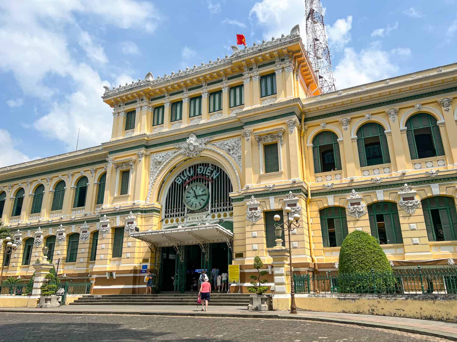 The facade of Saigon's Central Post Office