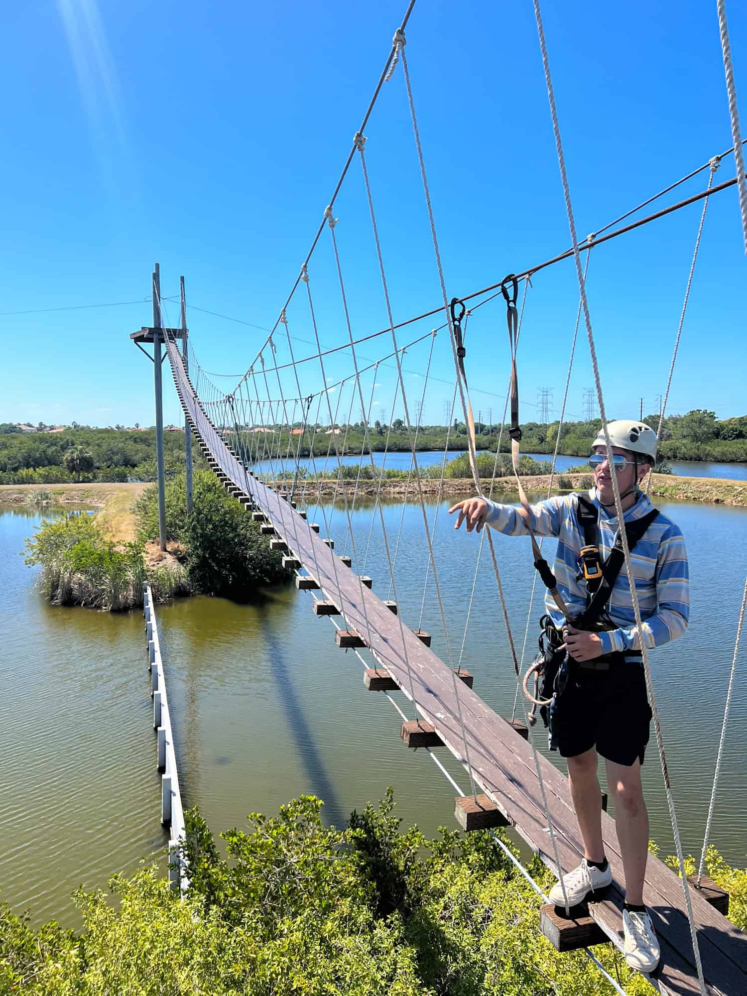 Empower Adventures zipline instructor