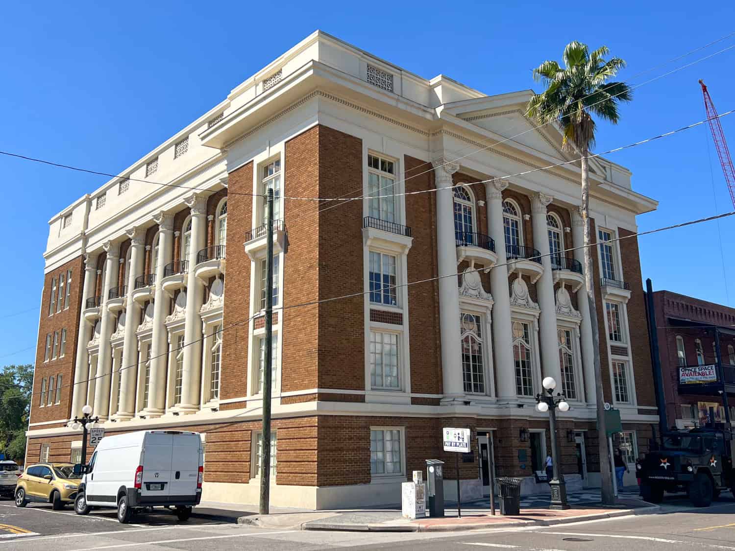 Italian Club of Tampa as seen on a historic walking tour of Ybor City