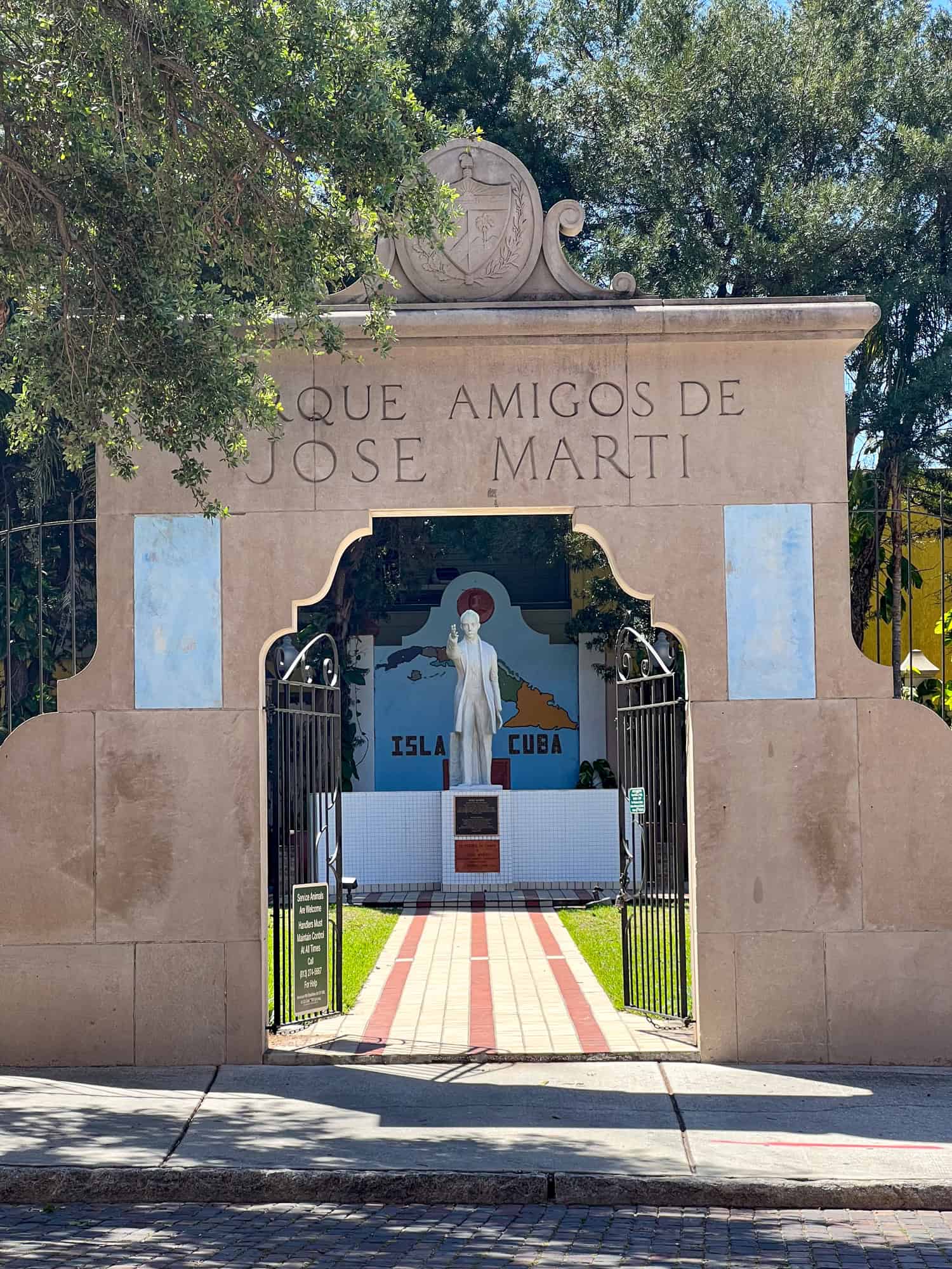 Jose Marti park in Ybor City