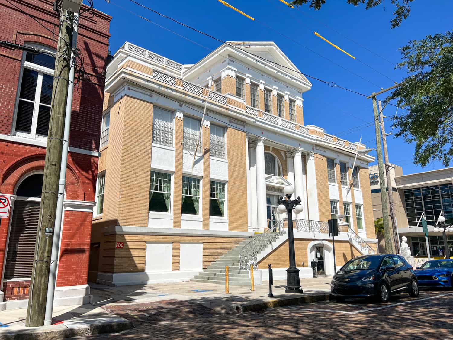 Exterior of The Cuban Club, one of the oldest buildings in Ybor City