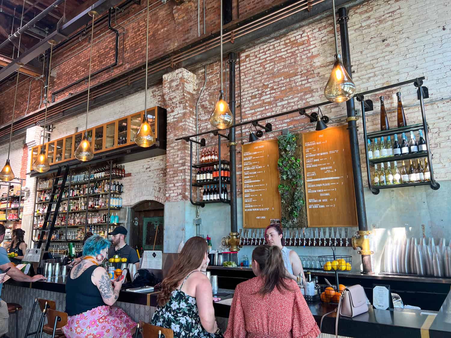 Bar inside the Public Heights Market at Armature Works