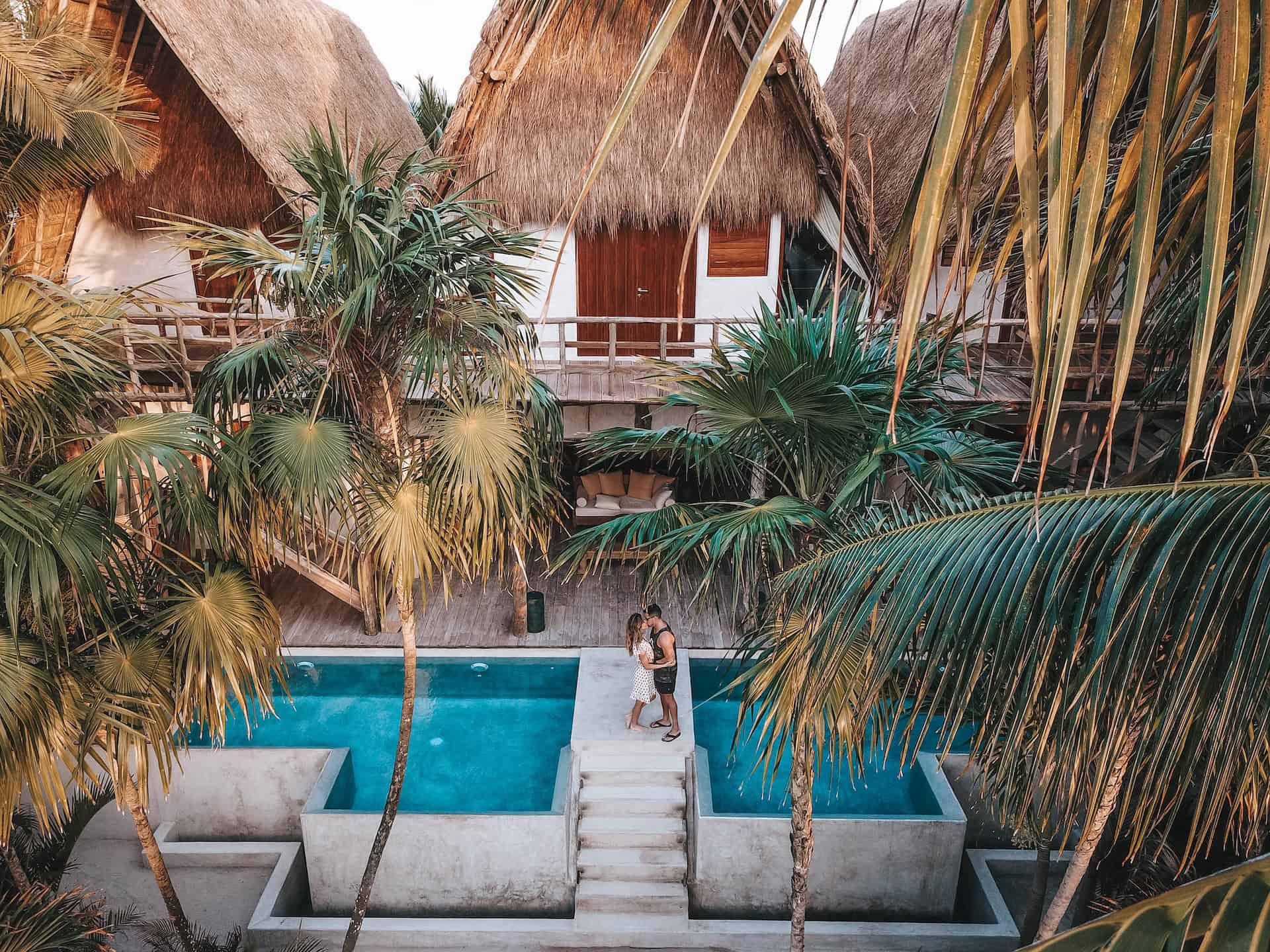 Consider booking a honeymoon in Mexico, at a resort like La Valise Tulum (photo: Roberto Nickson)