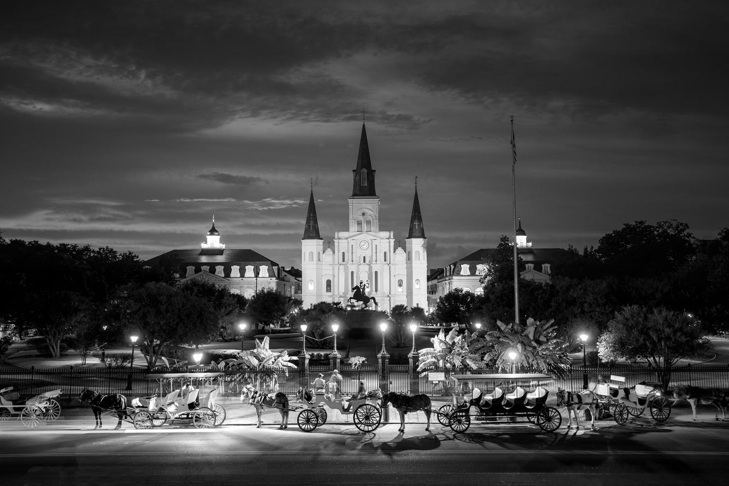 The Saint Louis Cathedral and Jackson Square are stops on many New Orleans city tours (photo: f11photo)