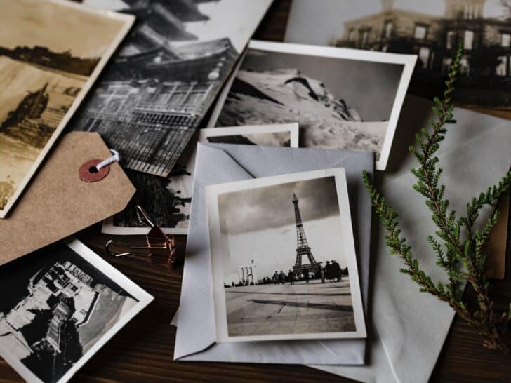 Vintage travel photos (photo by Joanna Kosinska, Unsplash)