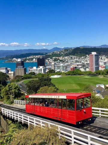 Cable car in Wellington (photo: Jil Beckmann).