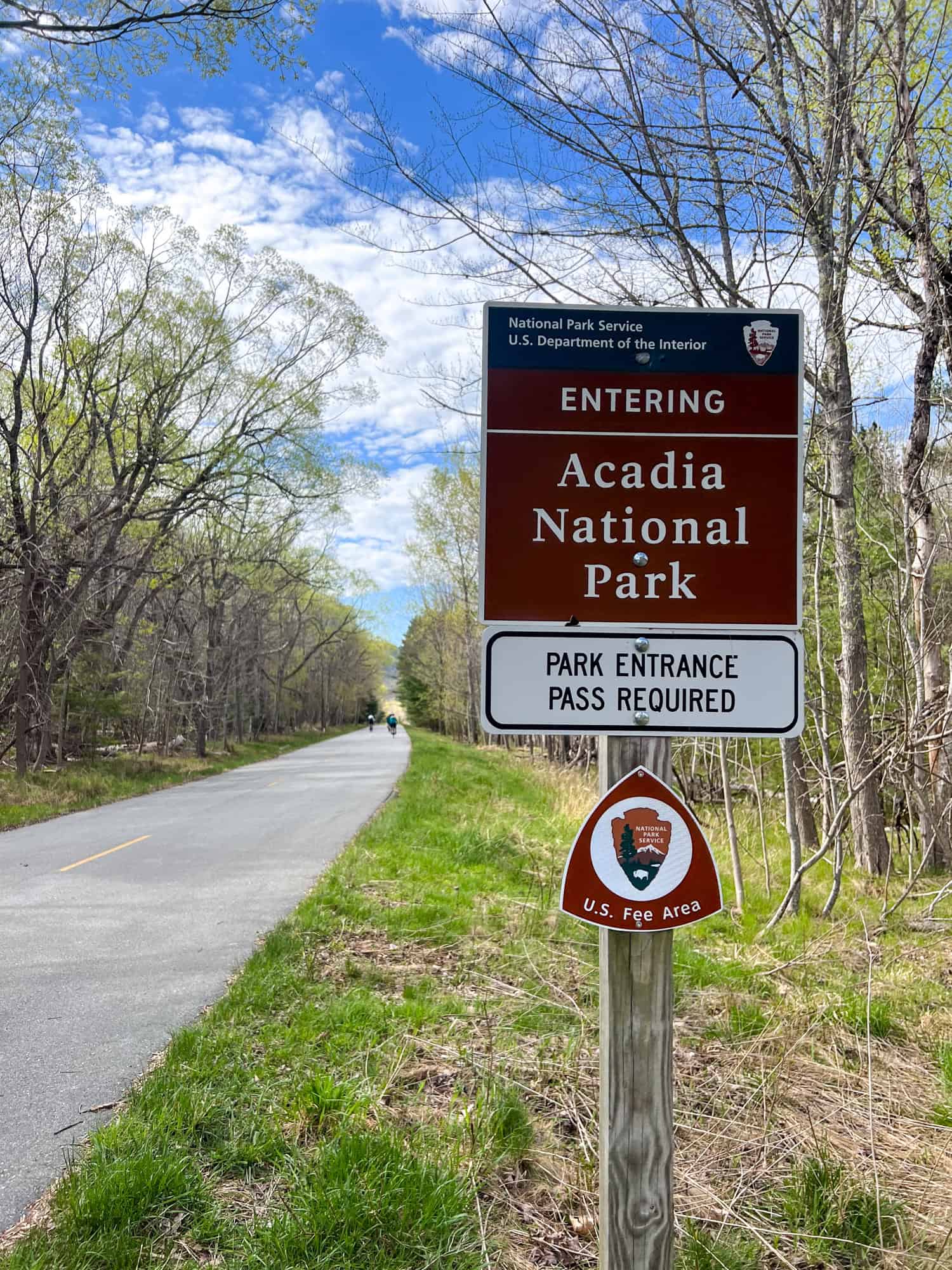 Entrance to Acadia National Park