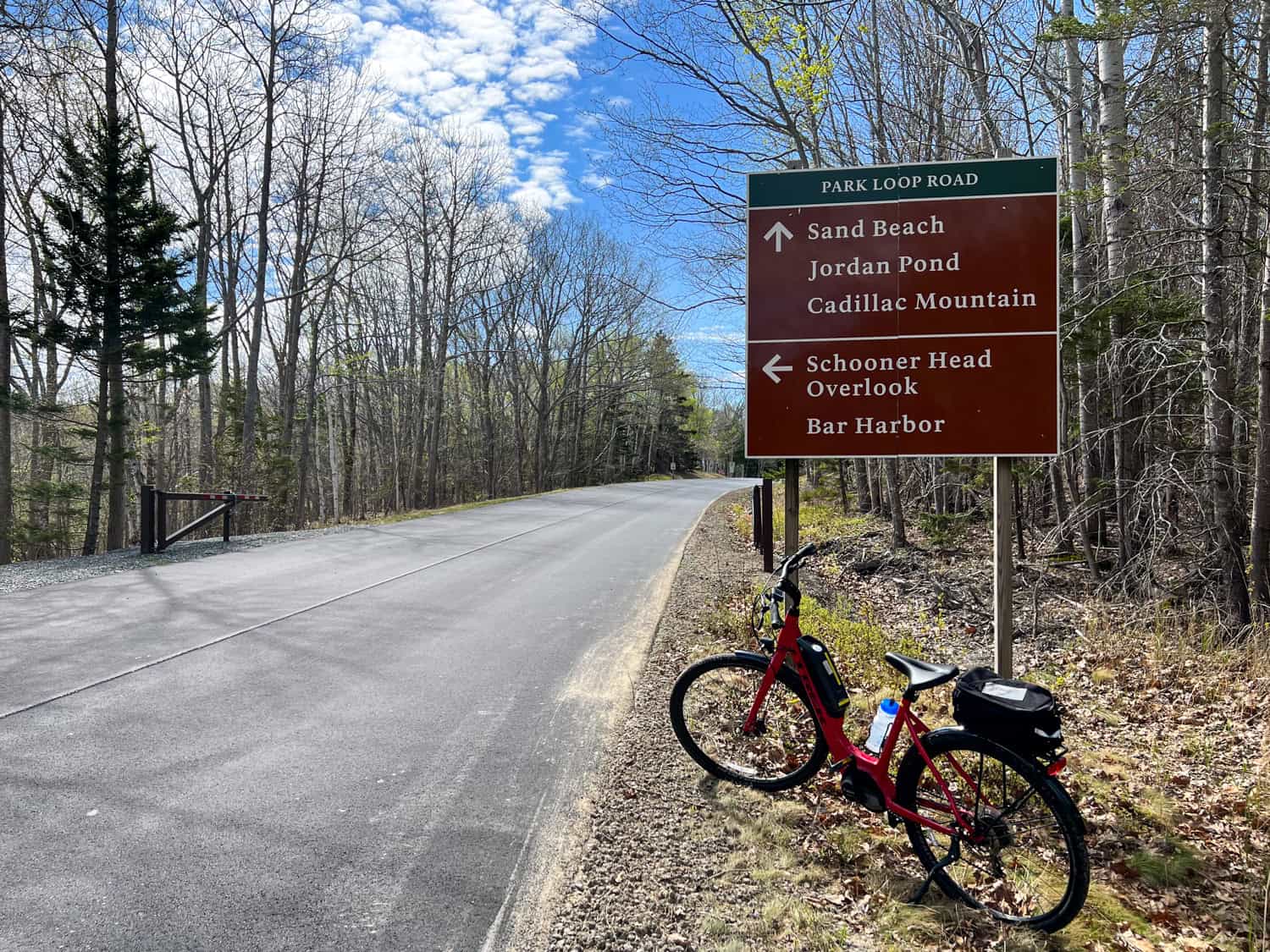 Acadia National Park sign