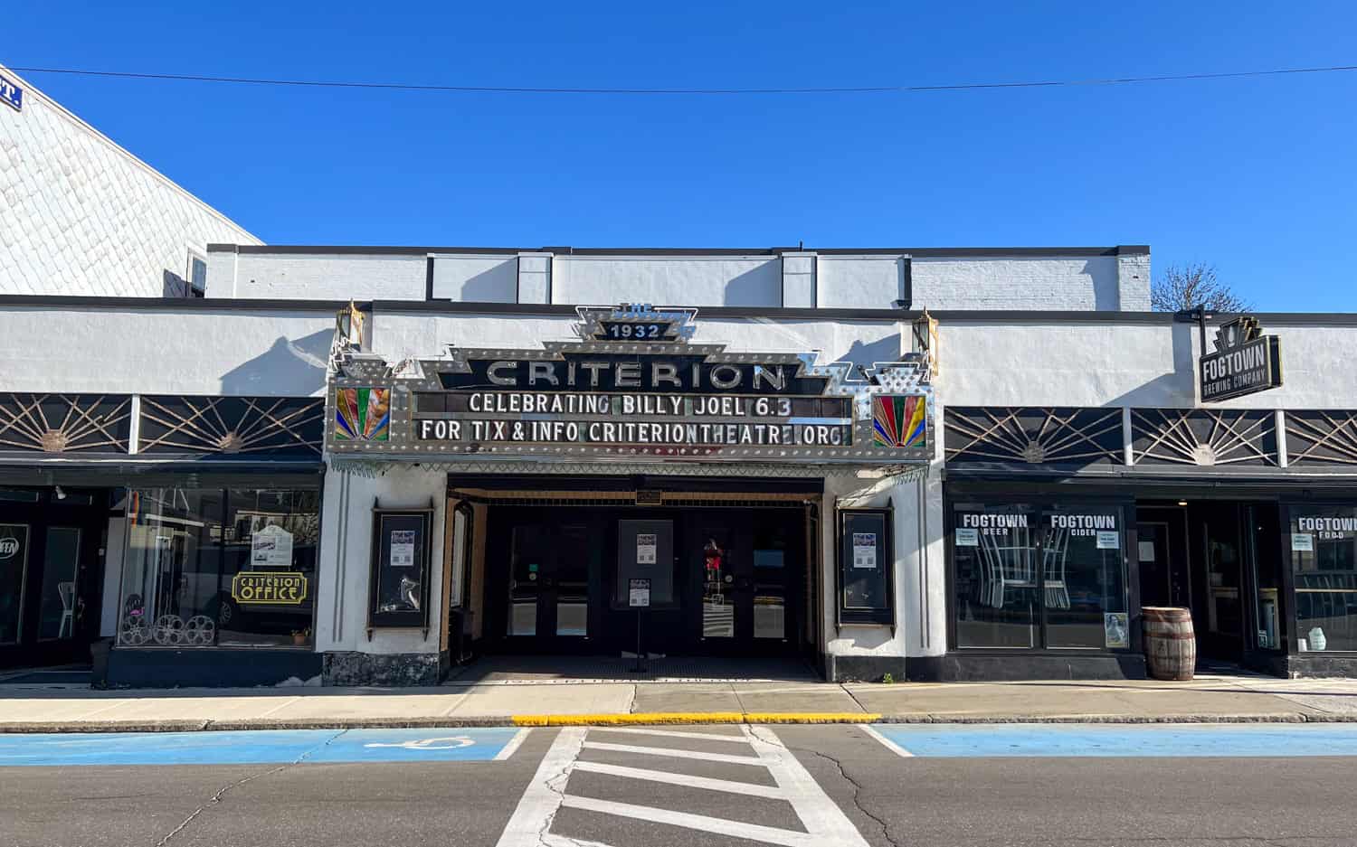 Criterion Theater in downtown Bar Harbor