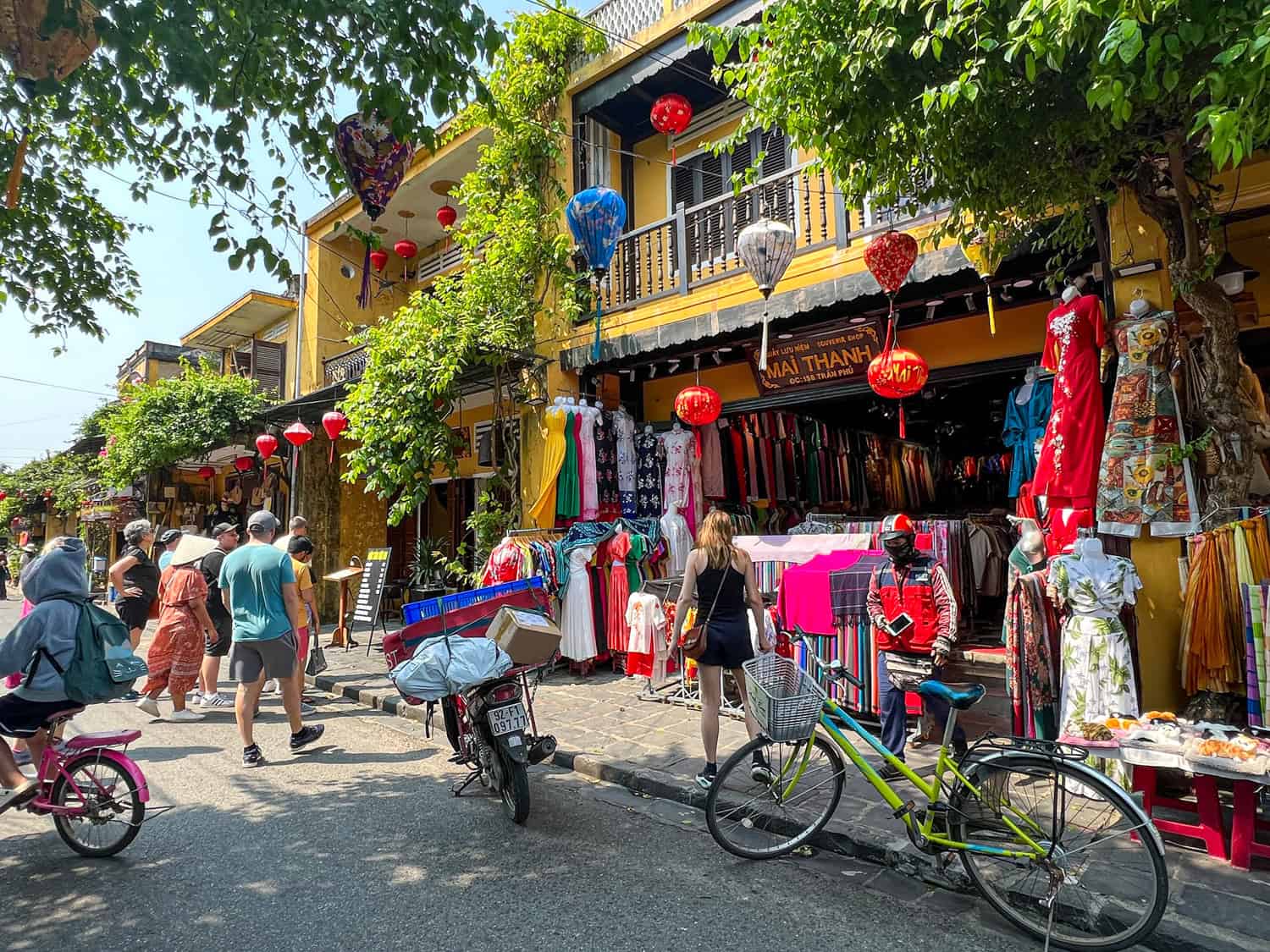 One of the most popular things to do in Hoi An is go shopping!