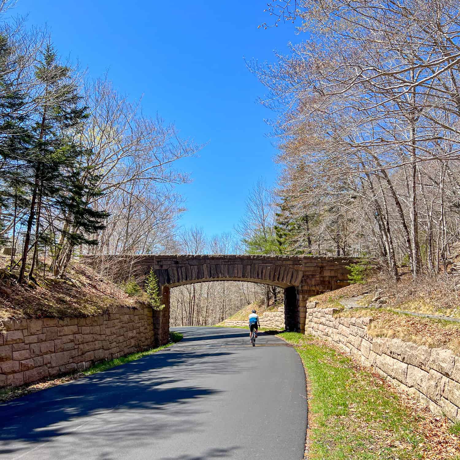 Stone bridge for one of the carriage roads