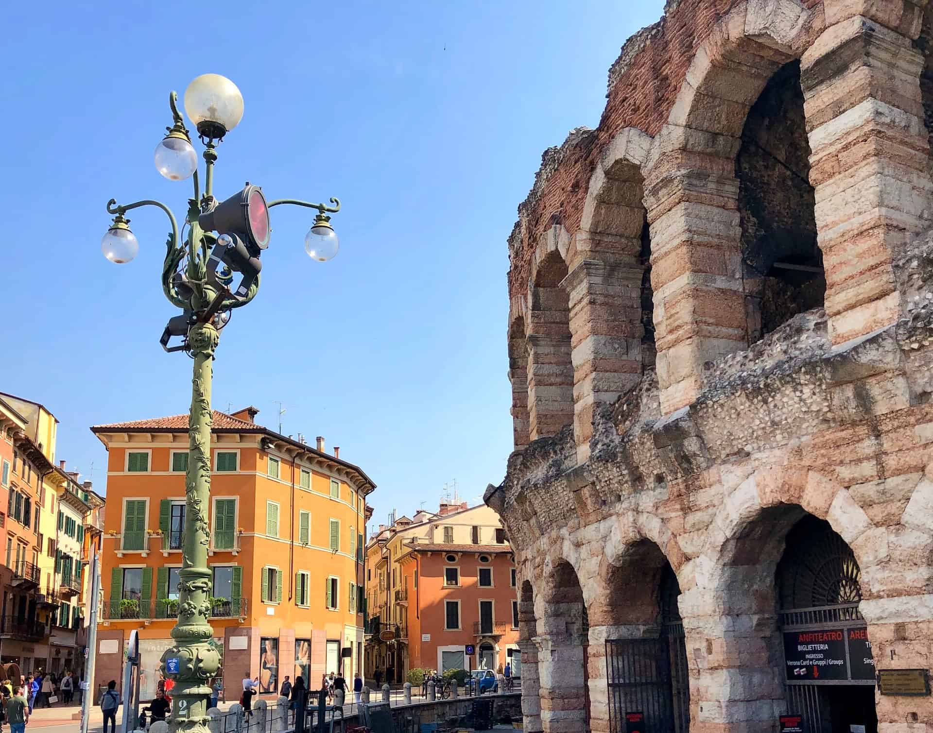 Exterior wall of Verona Arena (photo: Maksym Harbar)