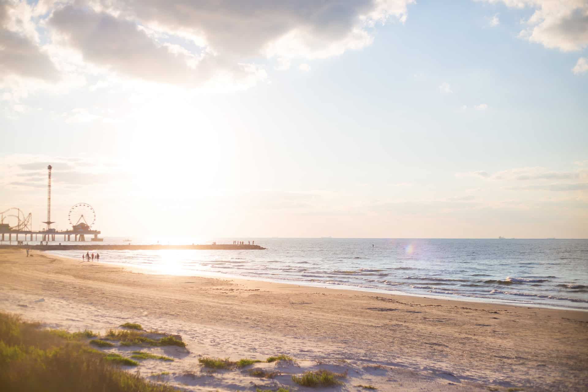 Sunrise on Galveston Island (photo: Vashti Collins)