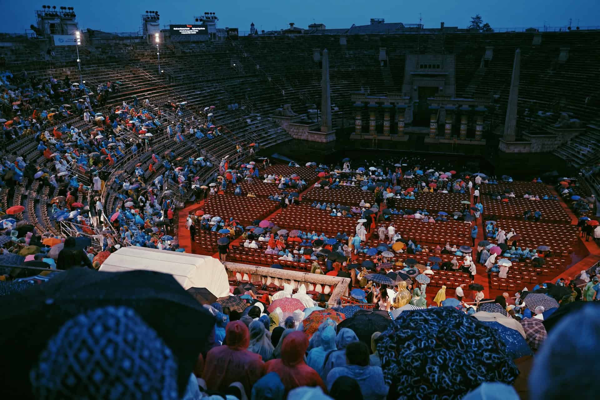 Inside Verona Arena (photo: Tao Qi)