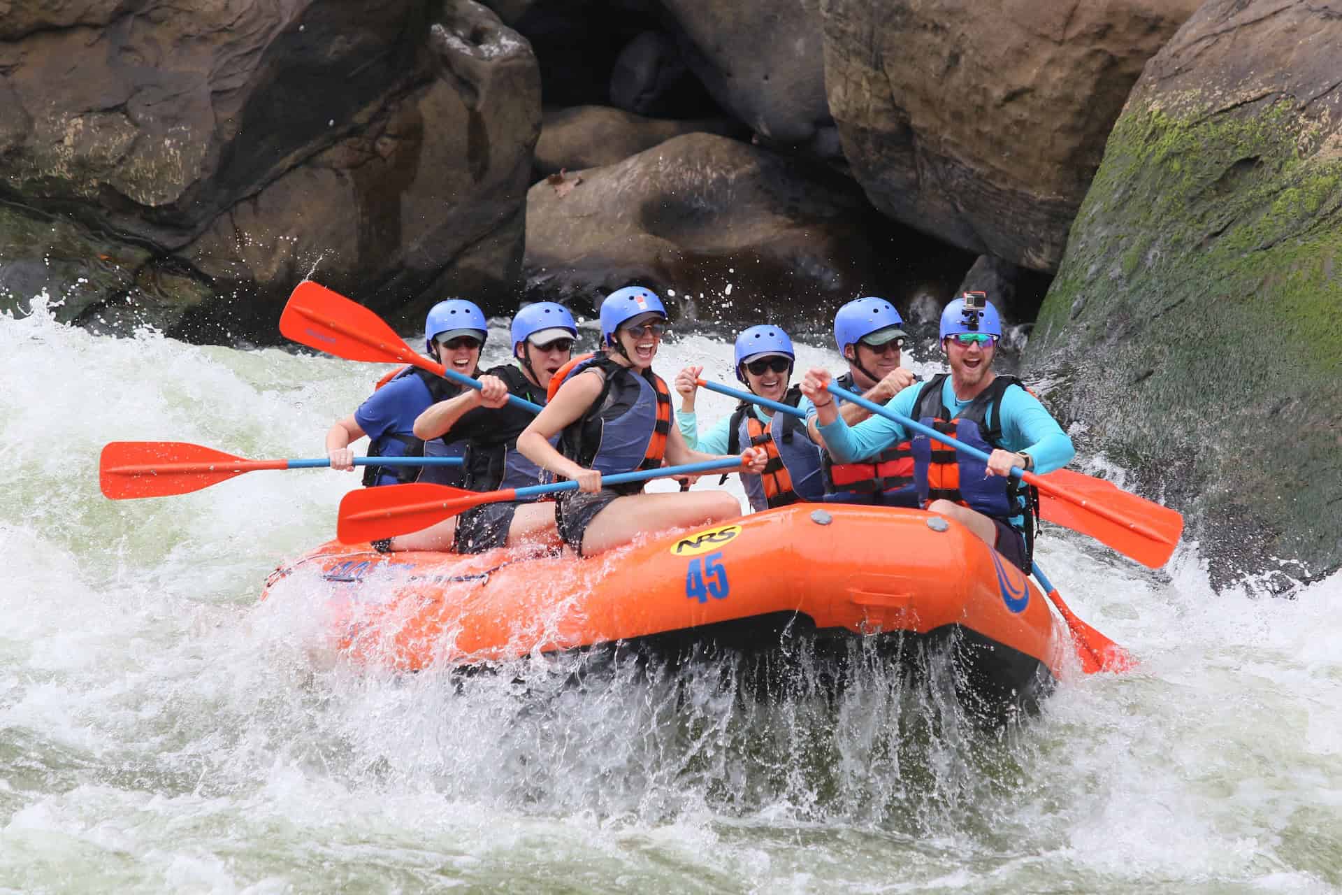 Travel insurance is a good investment if you plan to do activities like whitewater rafting in New River Gorge, West Virginia (photo: Jackalope West)