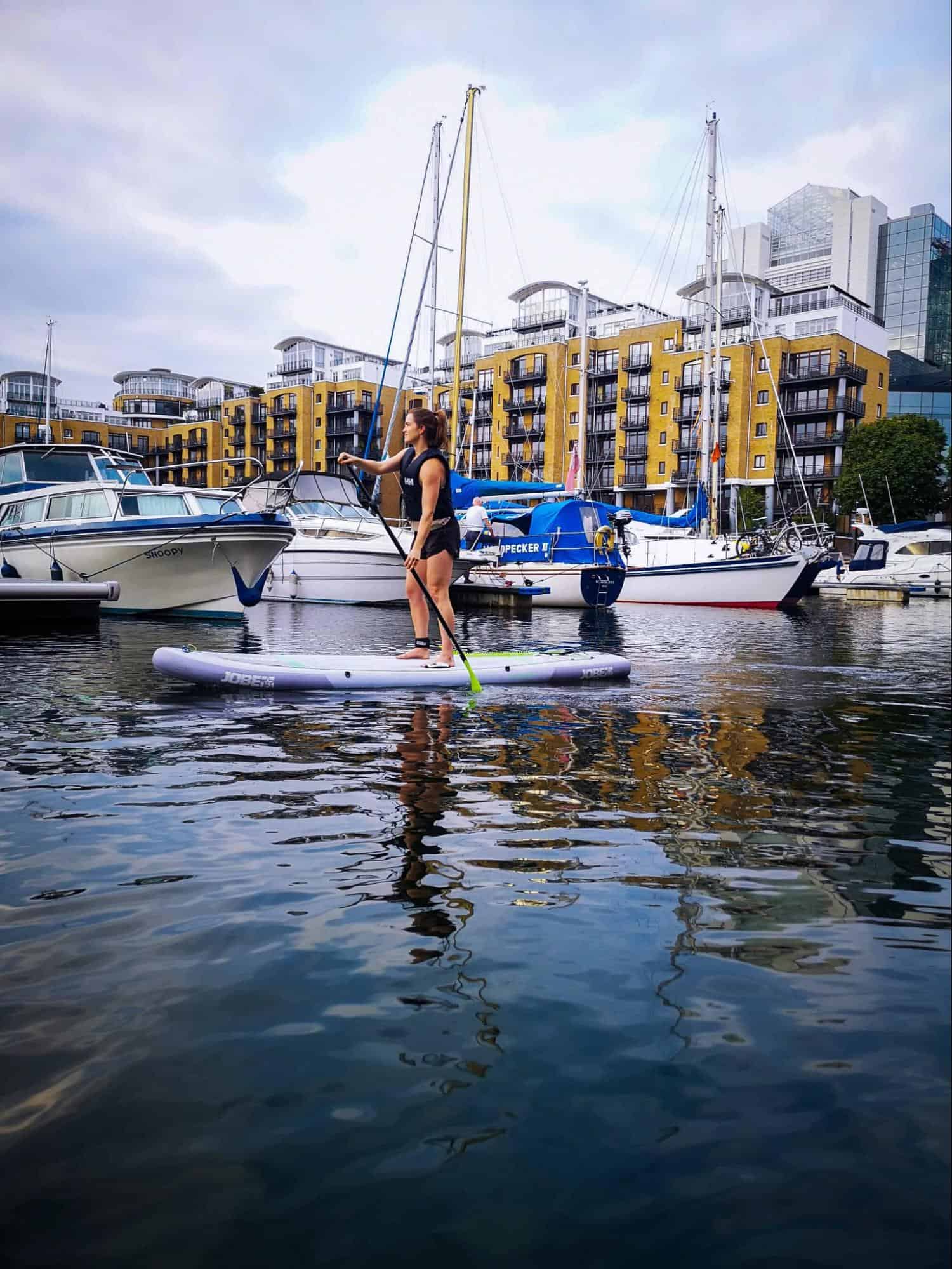 St Katharine Docks (photo courtesy of Paddleboarding London)