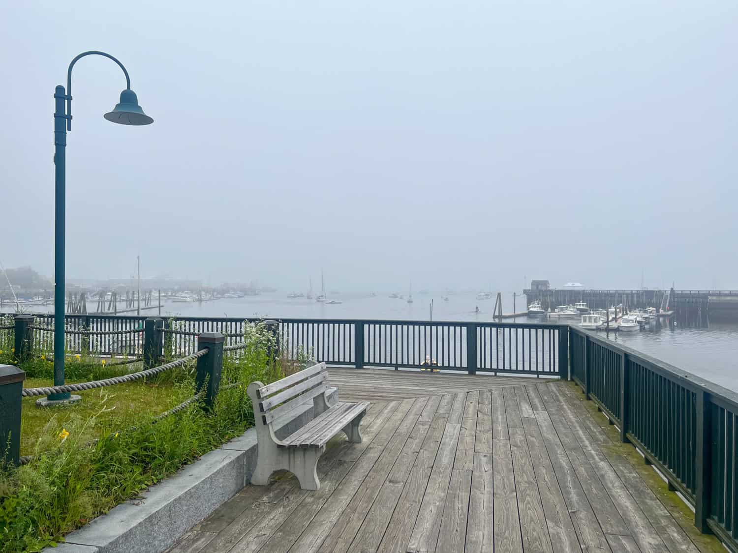 Boardwalk on the Rockland Harbor Trail