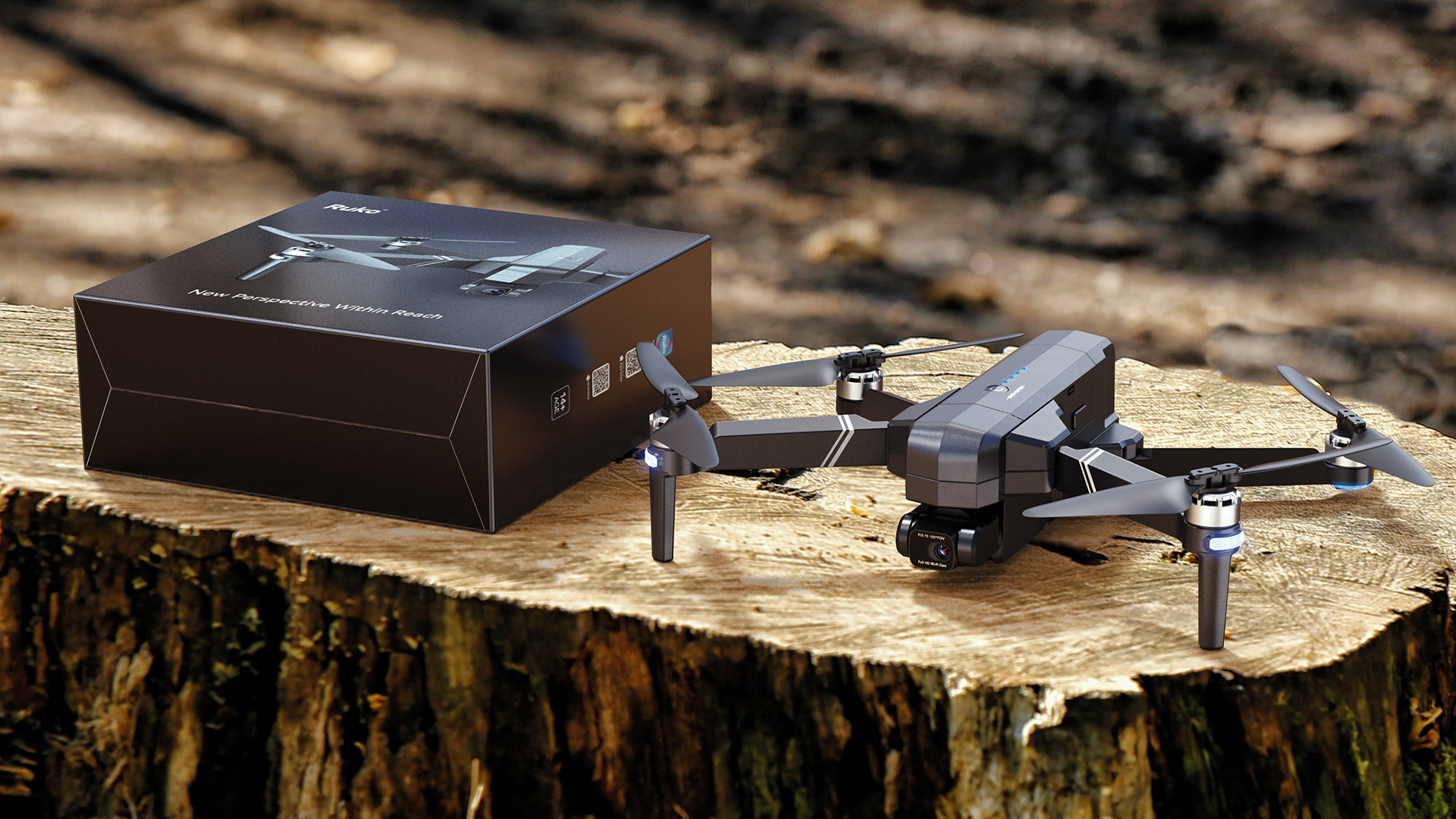 The Ruko F11GIM2, a compact drone great for backpackers.
