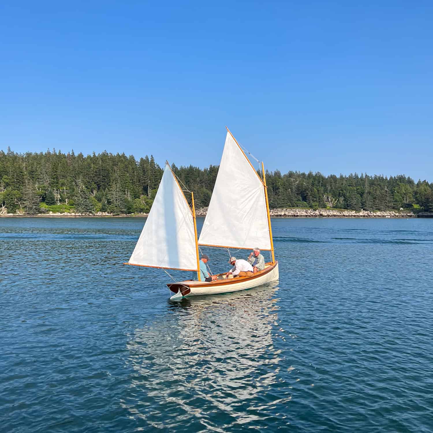 Sunset sail on the Savannah, a nice excursion during a windjammer cruise in Maine.